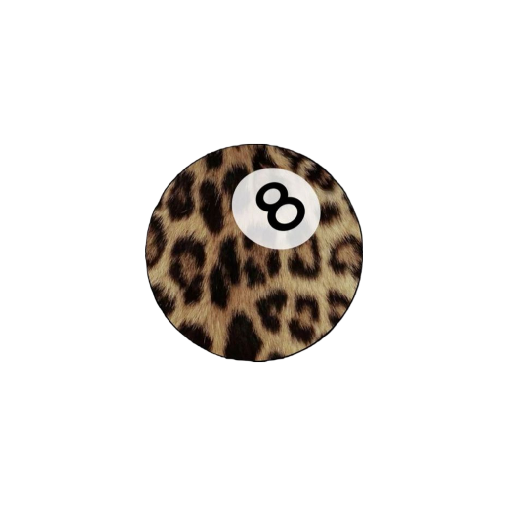 8 Pool Ball Leopard