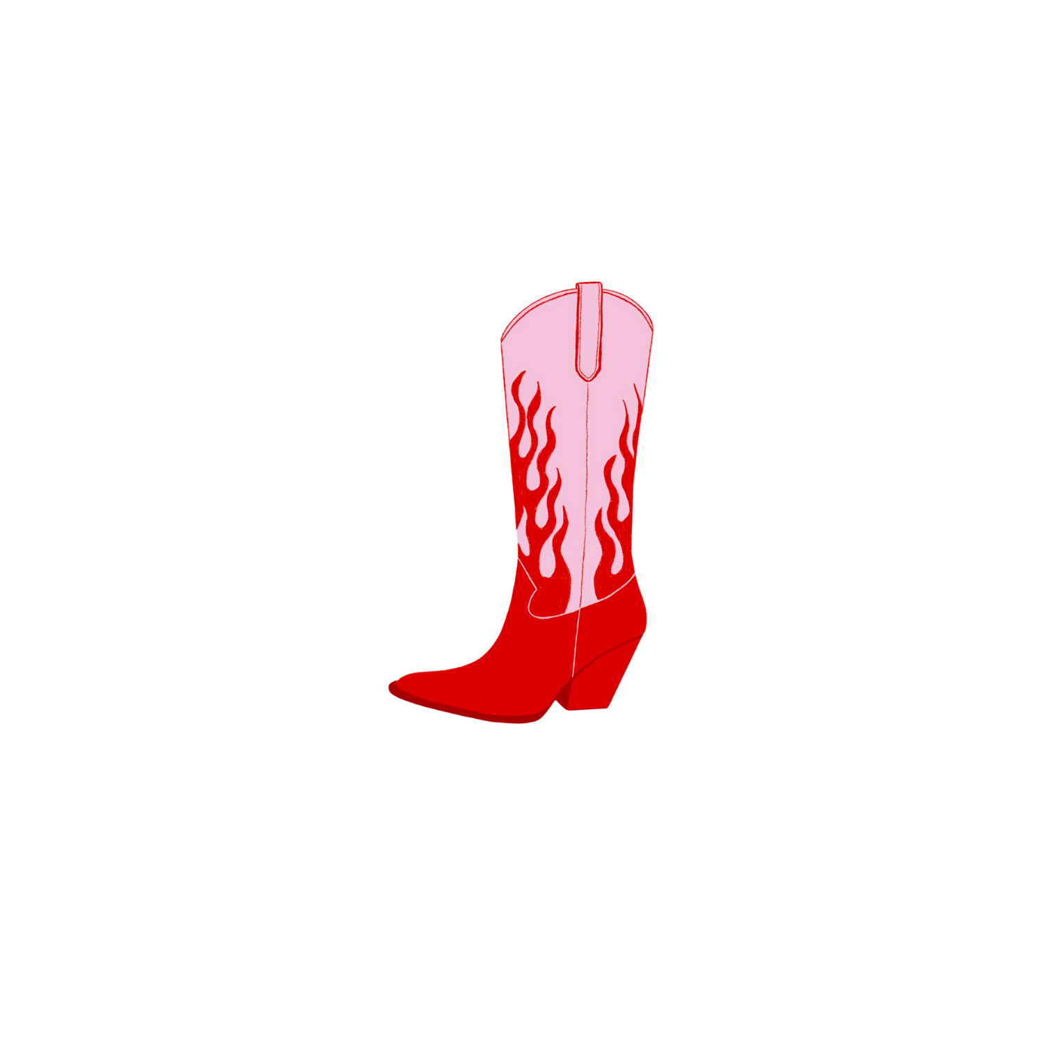 Flame Cowgirl Boot