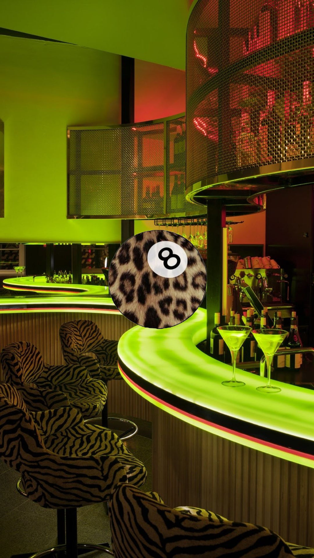 8 Pool Ball Leopard